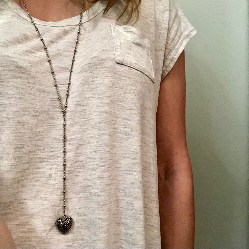 American Eagle Heart Necklace